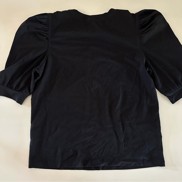 The Drop Mariko Puff Sleeve Jersey Top Blouse Shirt - Picture 6 of 8